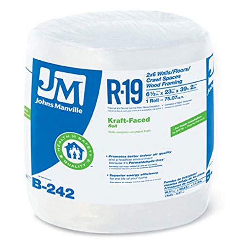 JOHNS MANVILLE INTL 90003720 Series R19 23' x39' Kraft Roll