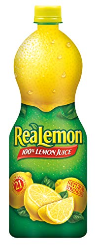 Realemon, 100% Lemon Juice, 32 Fl Oz Bottle