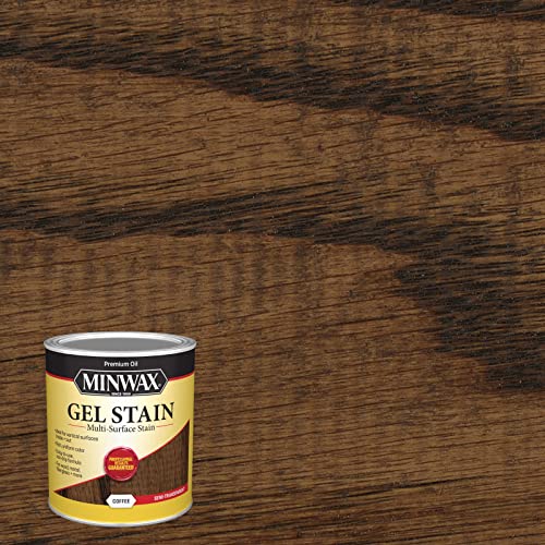 Minwax Gel Stain for Interior Wood Surfaces, Quart, Coffee