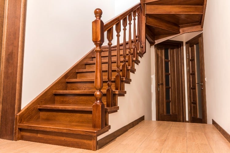 Carpet or hardwood on stairs