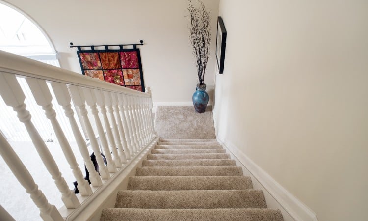 Carpet vs wood stairs