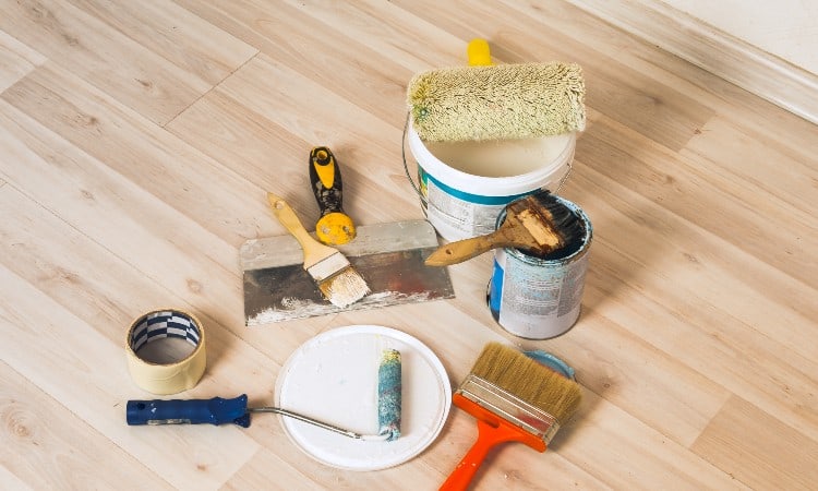 How to Paint Laminate Floor