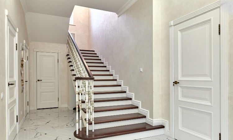 How to fix steep stairs little headroom