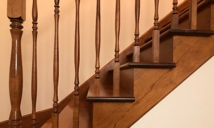 Wood stairs vs carpet stairs