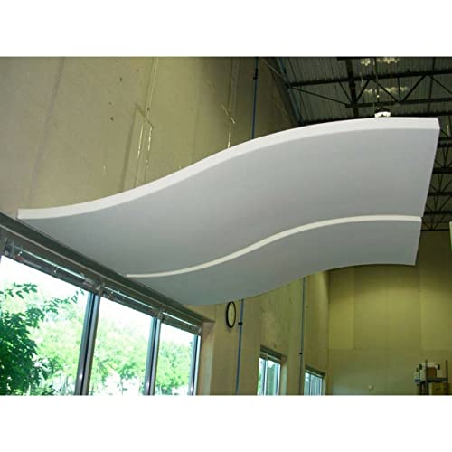 Sonex WWC-2 Whisper Wave Clouds - 24in x 48in Acoustical Foam - Natural White (Box of 4 Sheets)