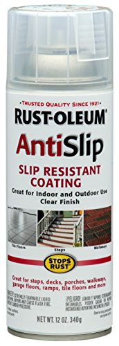 Rust-Oleum 271455 Stops Rust Anti-Slip Spray, 12 oz, Matte finish, Clear
