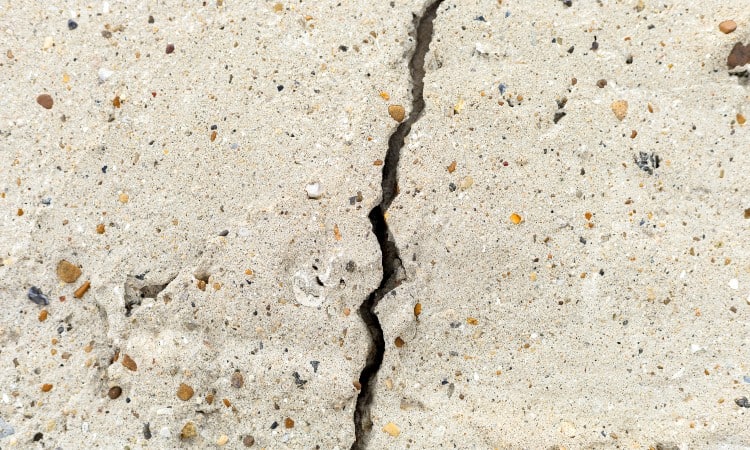 Basement floor cracks