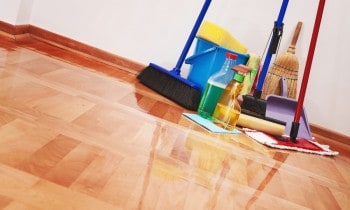 Clean Sticky Floor