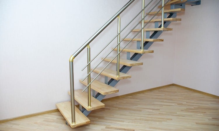 Open risers stairs